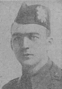 soldier portrait with 'glengarry' hat