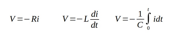 equations for back e.m.f.s