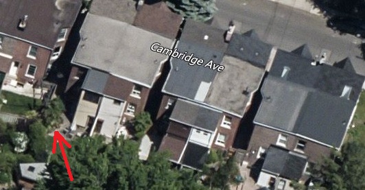 oblique view of house backs