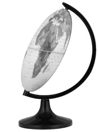 disc world on globe stand