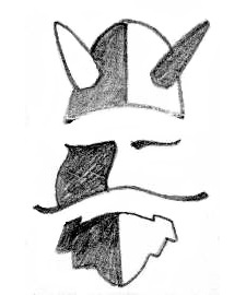 iconic viking's head