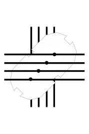 graphic reed crossbar