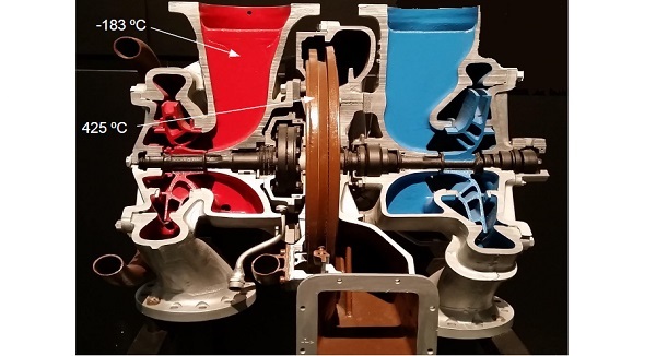 sectioned V2 fuel pump